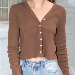 Brandy Melville Brown Cardigan